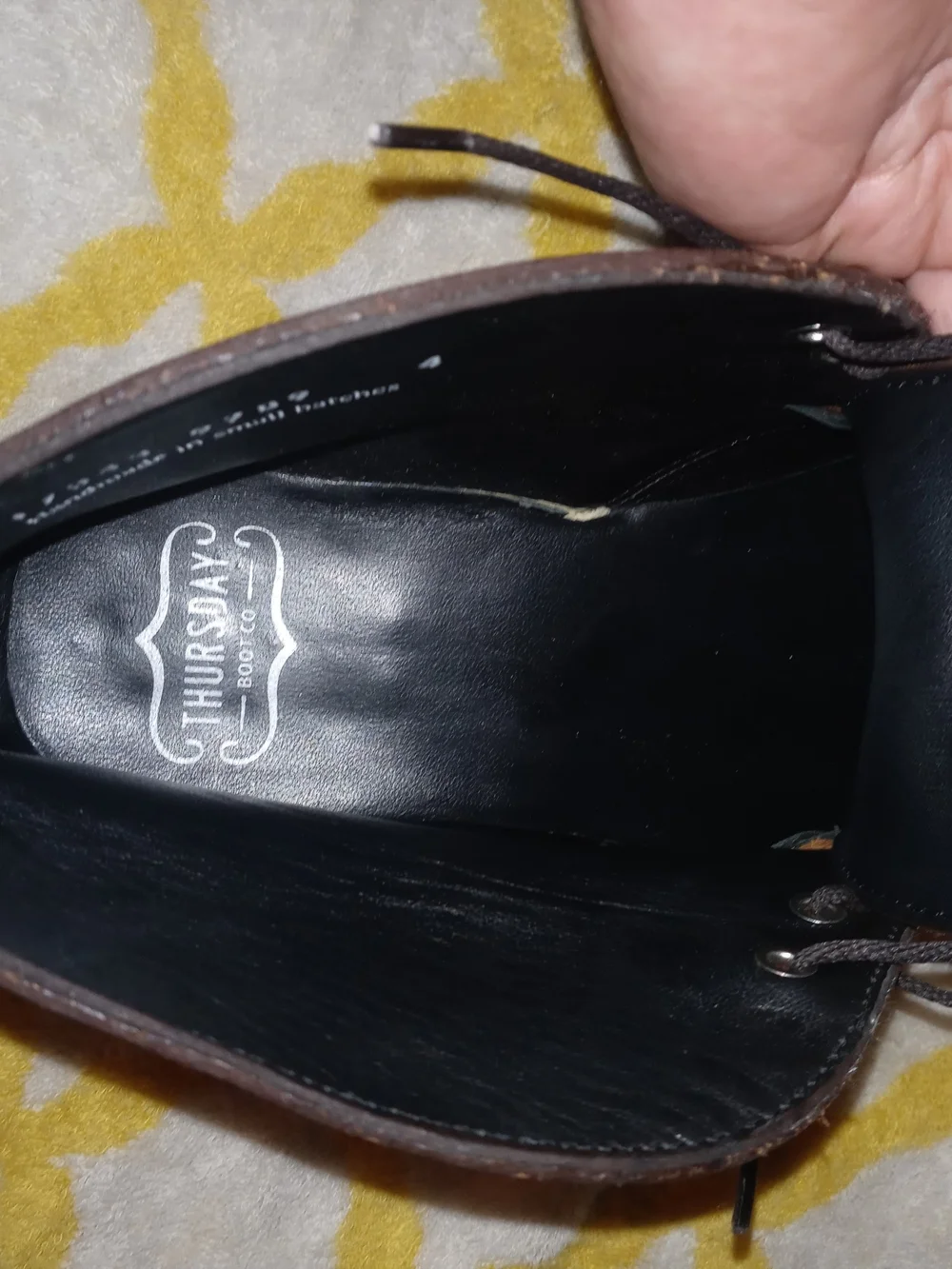 Thursday Boot Company pre owned